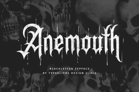 Anemouth: A Bold Blackletter for Modern Branding