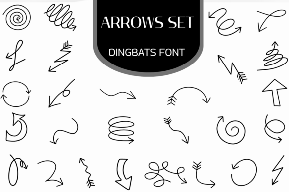 Arrows Set Font: Elevate Your Brand Visuals