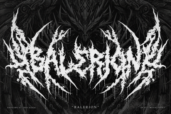 Balerion: A Bold Blackletter Font for Impact