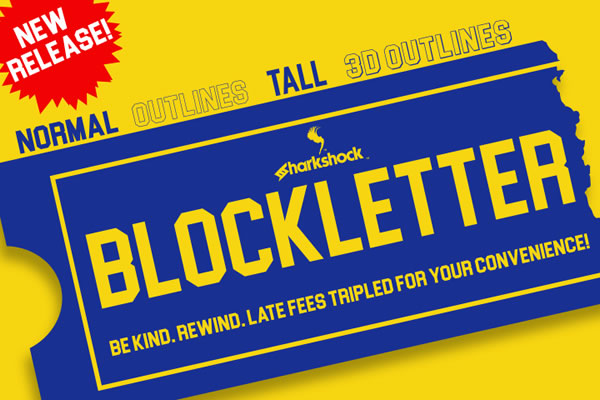 Blockletter Font: A Nostalgic Sans Serif for Modern Brands