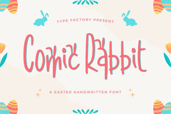 Comic Rabbit: A Playful Handwritten Font for Makers