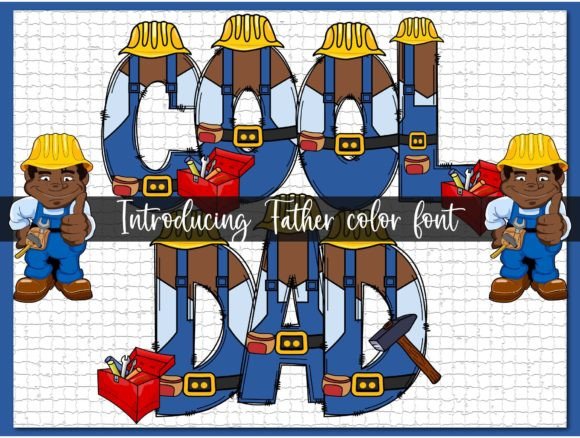 Cool Dad: A Designer’s Take on Bold Color Typography