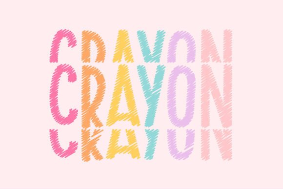 Crayonfriends Stacked: A Playful Decorative Font for Makers
