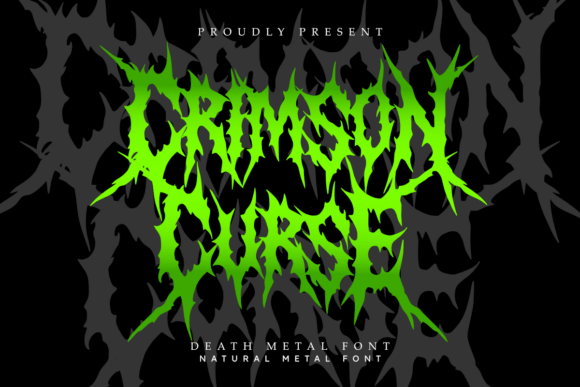 Crimson Curse Typeface for Bold Branding