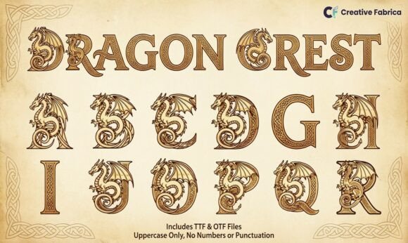 Dragon Crest: A Magical Display Font for Web Design
