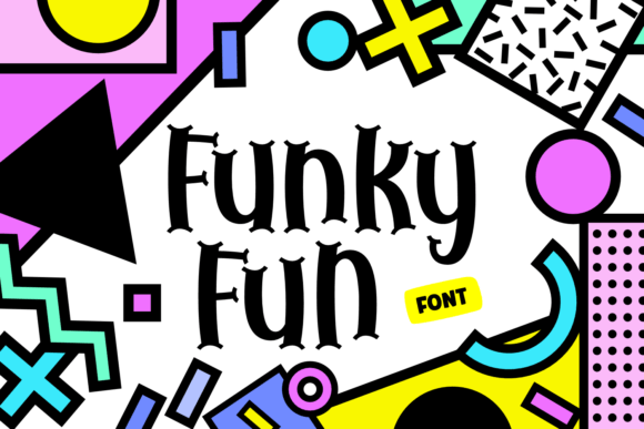 Funky Fun: A Playful Serif Font for Makers