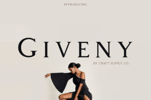 Giveny: A Classy Serif Font for Crafters