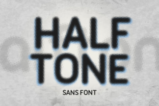 Halftone Sans: The Typeface That Pops