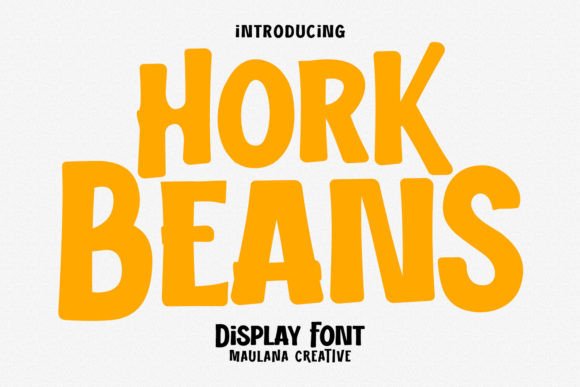 Hork Beans: A Playful Sans Serif Font for Makers