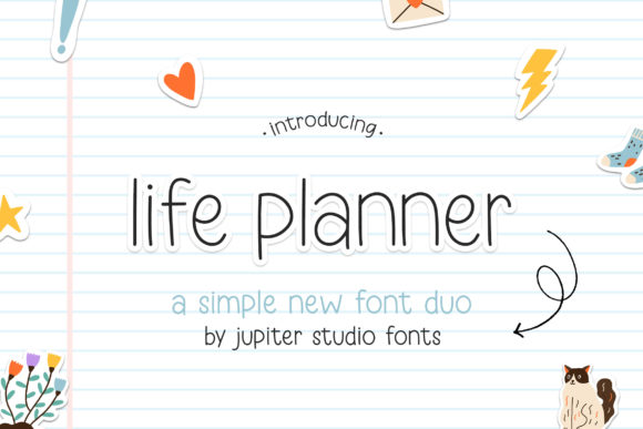 Life Planner Duo: A Clean Sans Serif Font for Web Design