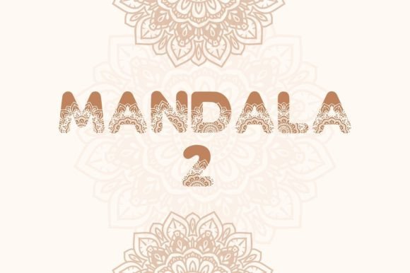 Mandala 2 Font for Editorial Design