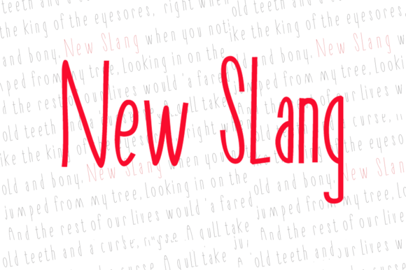 New Slang Typeface for Bold Web Design