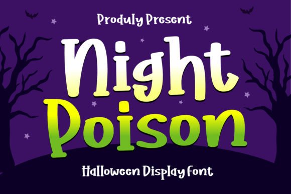 Night Poison Typeface for Editorial Design