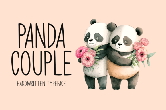 Panda Couple Font Review for Campaign Design