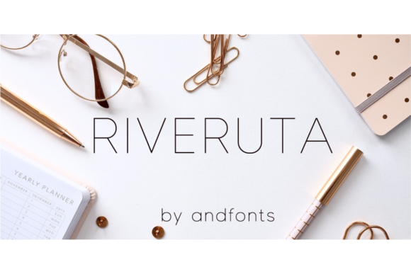 Riveruta: A Refined Sans Serif Typeface for Modern Editorial Design