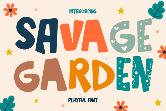 Savage Garden Font: A Playful Typeface for Bold Brands