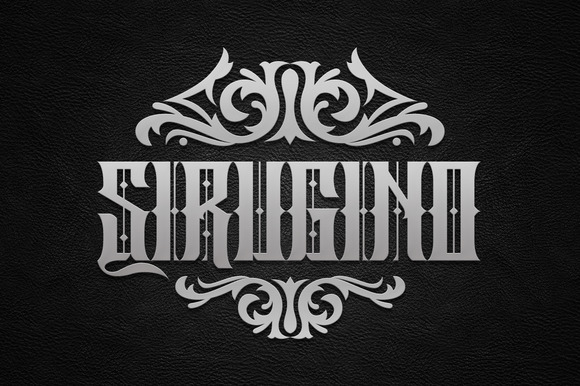 Sirugino: A Bold Blackletter Font for Web Design