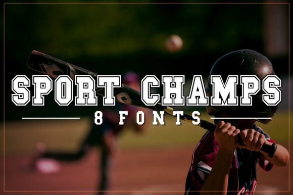 Sports Champs: A Decorative Font for Bold Branding