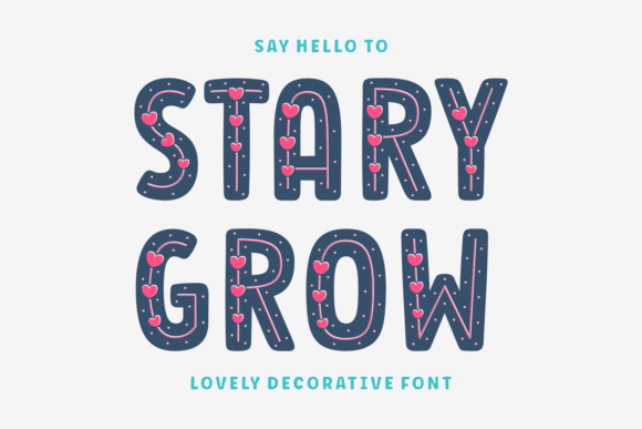 Stary Grow: The Script Font for Scroll-Stopping Designs