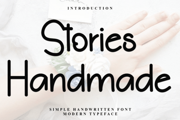 Stories Handmade: A Festive Typeface for Editorial Design