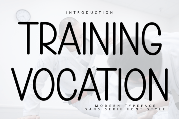 Training Vocation: A Distinctive Sans Serif Font