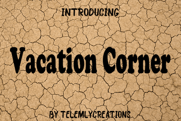 Vacation Corner: A Serif Font for Editorial Design