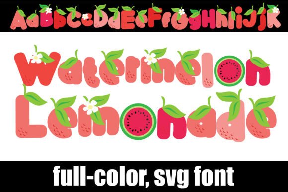 Watermelon Lemonade Font for Branding