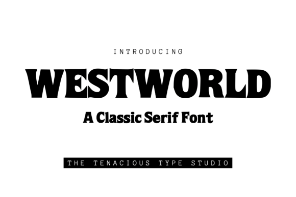 Westworld Typeface for Editorial Design