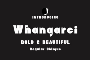 Whangarei: A Refined Sans Serif Font for Editorial Design