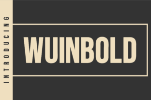 Wuinbold: A Bold Sans Serif Font for Business