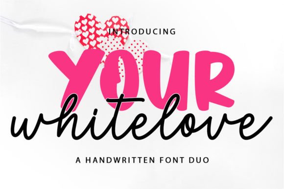 Your White Love Duo: A Font for Polished Branding